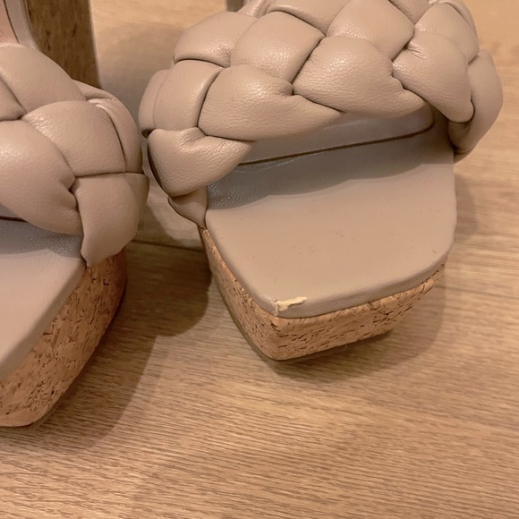 Steve Madden Braided Wedge Sandals size 7 - Picture 3 of 6